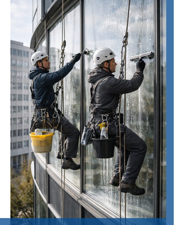 Мойка панорамных окон в Ахтубинске от 362 р. заказать у ВЫСОТНИК-Хтб