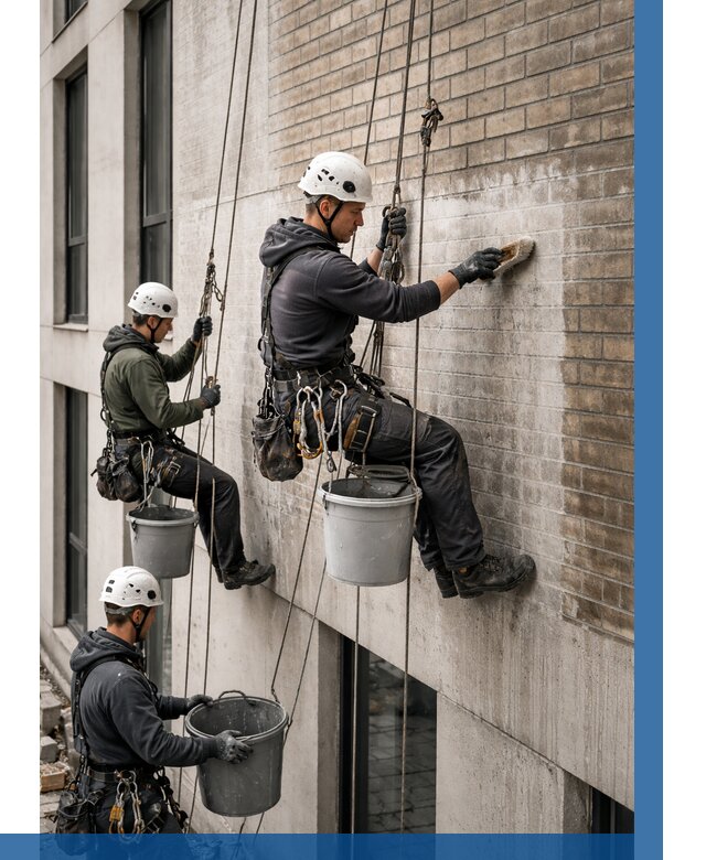 Удаление высолов с фасада в Ахтубинске от 259 р. | ВЫСОТНИК-Хтб