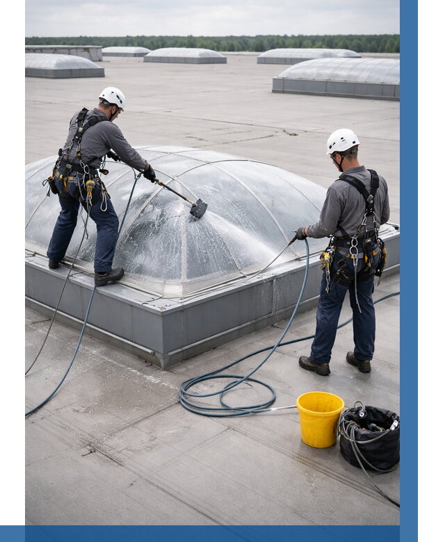 Мойка зенитных фонарей в Ахтубинске, заказать от 4660 р. | ВЫСОТНИК-Хтб