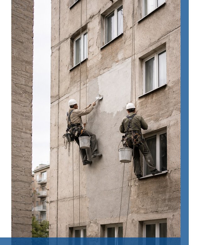 Косметический ремонт фасада в Ахтубинске от 1139 р. | ВЫСОТНИК-Хтб