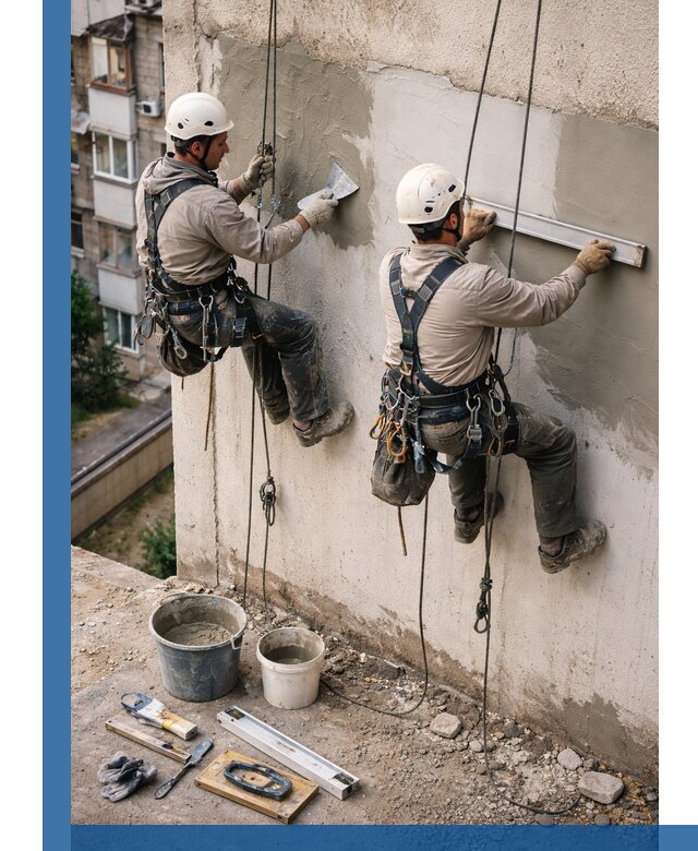 Комплексный ремонт штукатурного фасада с гарантией в Ахтубинске