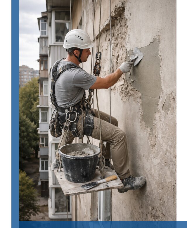 Восстановление фасадной штукатурки в Ахтубинске с гарантией качества