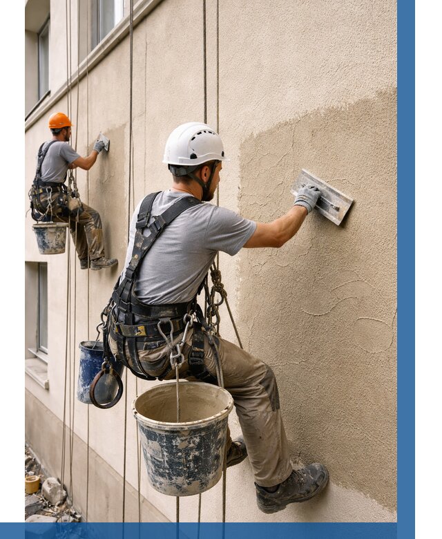 Декоративная штукатурка фасада в Ахтубинске от 1243 р. | ВЫСОТНИК-Хтб