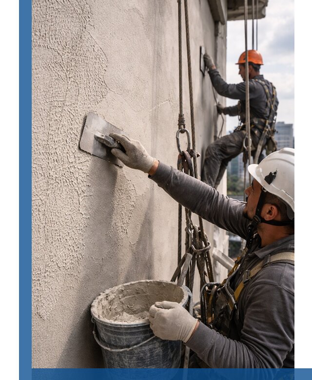 Декоративная штукатурка фасада с утеплением и защитой в Ахтубинске