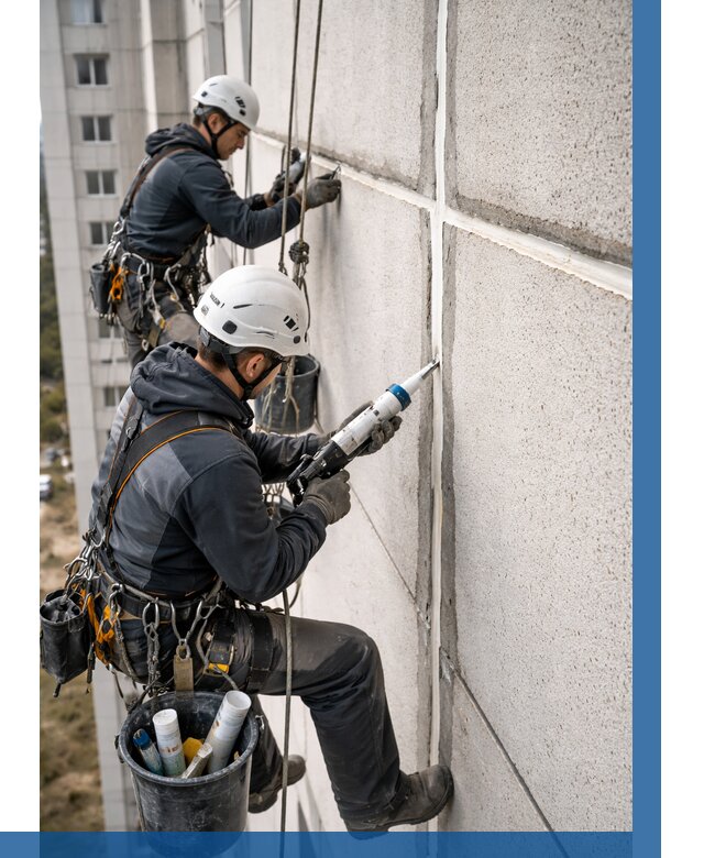 Герметизация межпанельных швов в Ахтубинске от 725 р. | ВЫСОТНИК-Хтб
