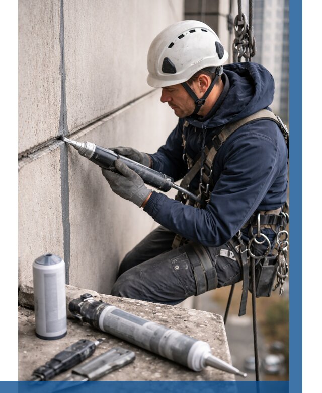 Вторичная герметизация швов в Ахтубинске от 466 р. | ВЫСОТНИК-Хтб