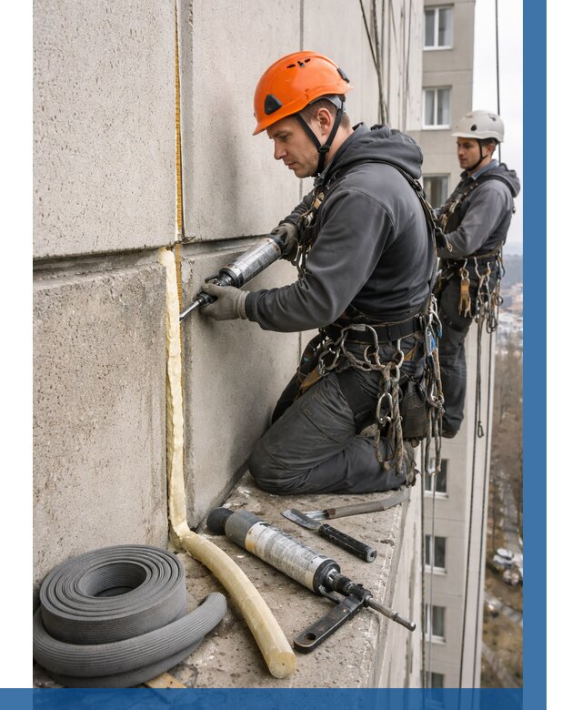 Теплый шов межпанельные швы в Ахтубинске от 725 р. | ВЫСОТНИК-Хтб