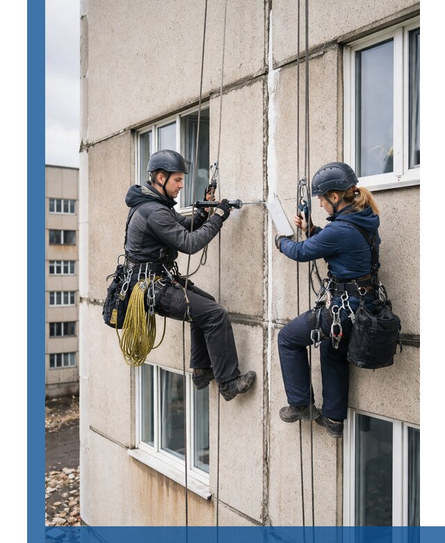 Герметизация межпанельных швов тёплым швом в Ахтубинске