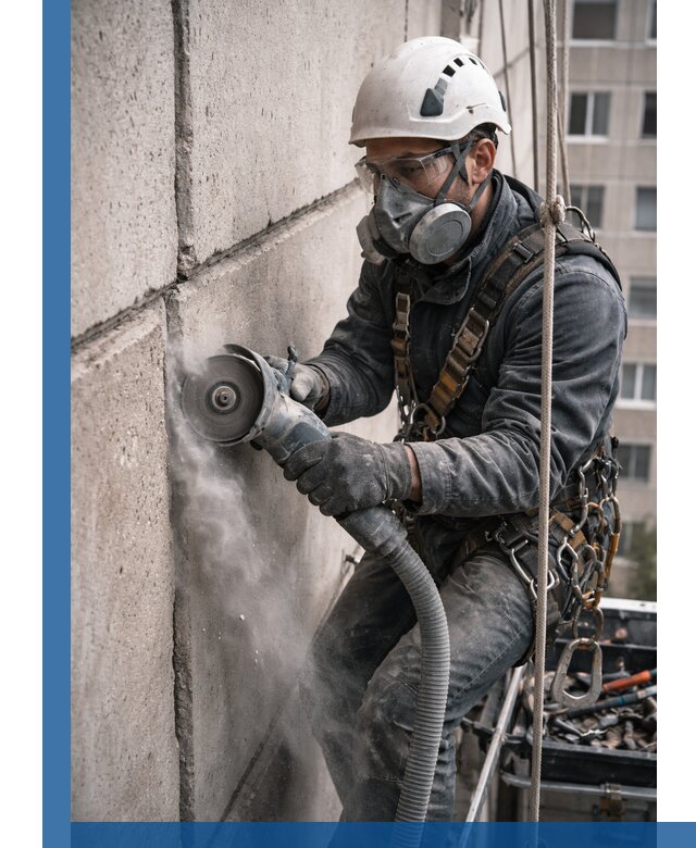 Штробление межпанельных швов в Ахтубинске качественно и быстро