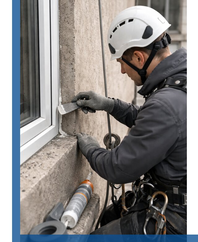 Герметизация монтажных швов окон в Ахтубинске с гарантией качества