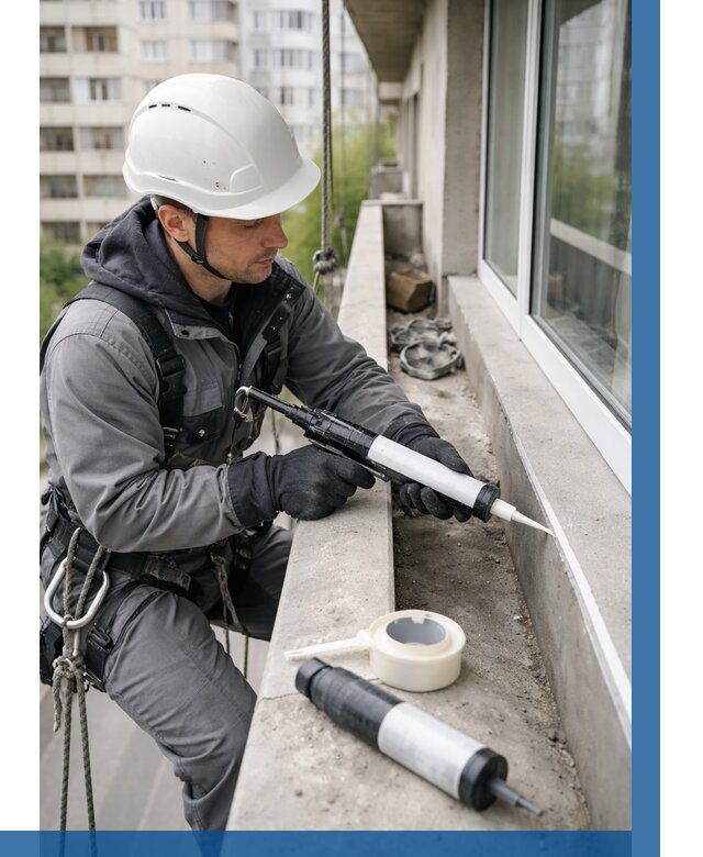 Герметизация швов лоджии в Ахтубинске от 4660 р. | ВЫСОТНИК-Хтб