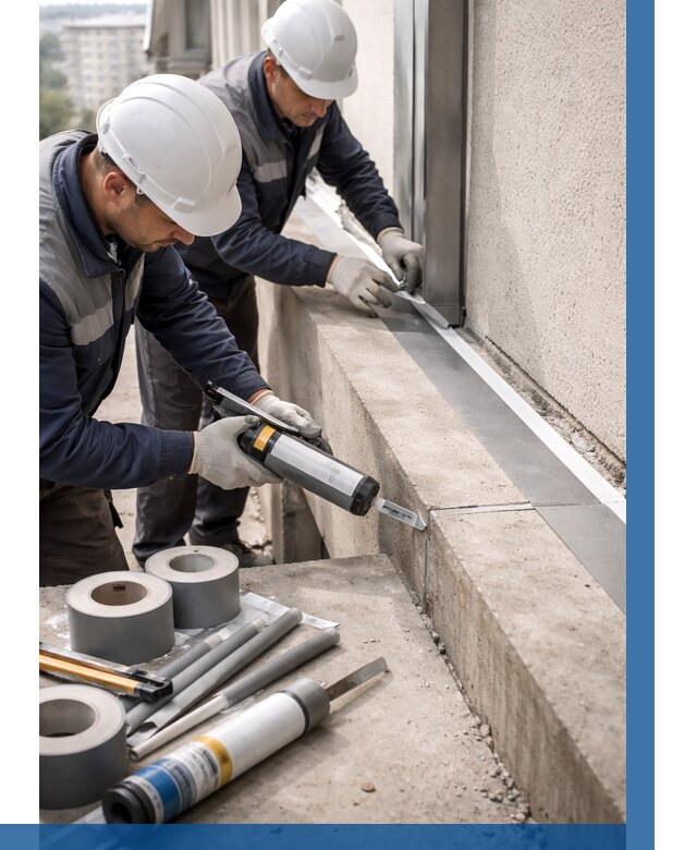 Герметизация примыкания балкона в Ахтубинске от 4660 р. | ВЫСОТНИК-Хтб