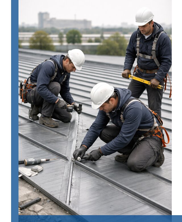 Ремонт фальцевой кровли в Ахтубинске срочно и качественно