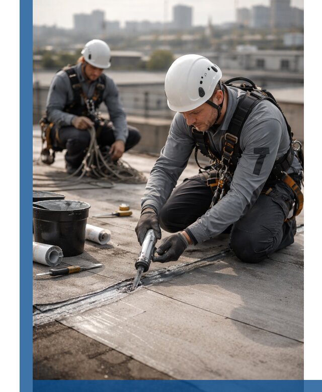 Аварийное и капитальное устранение протечек кровли в Ахтубинске