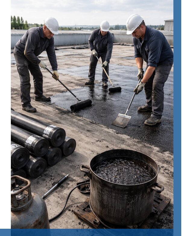 Гидроизоляция кровли мастикой в Ахтубинске от 621 р. | ВЫСОТНИК-Хтб