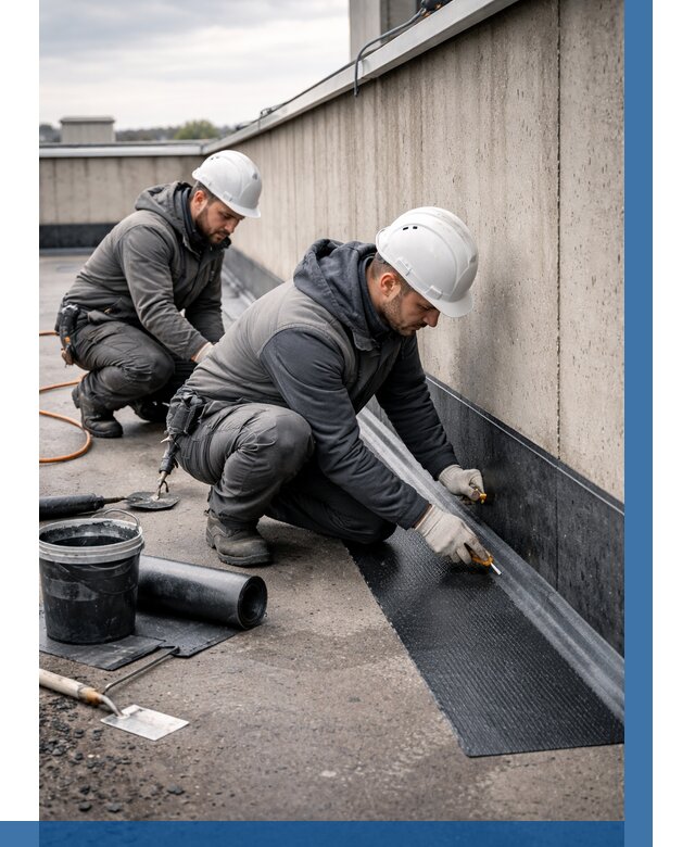 Гидроизоляция примыканий на кровле в Ахтубинске от 932 р. | ВЫСОТНИК-Хтб