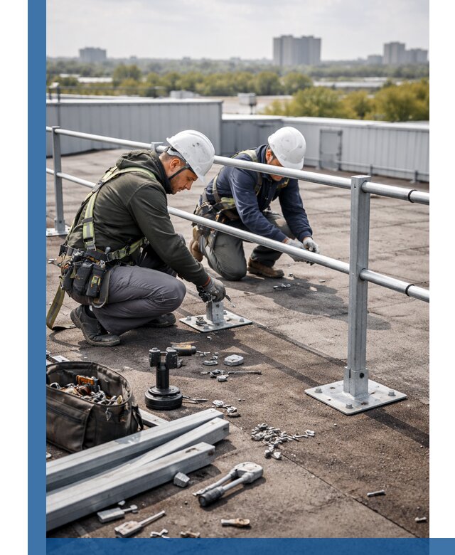 Монтаж кровельного ограждения в Ахтубинске под ключ с гарантией