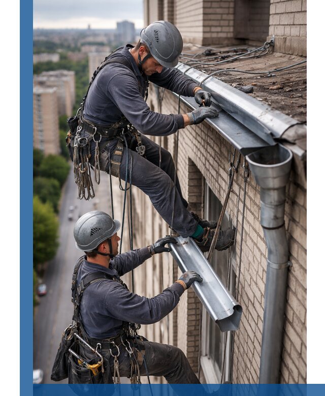 Ремонт водосточных желобов в Ахтубинске, быстро и качественно