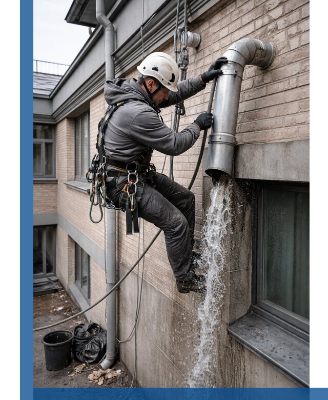 Профессиональная прочистка водосточных труб в Ахтубинске с гарантией