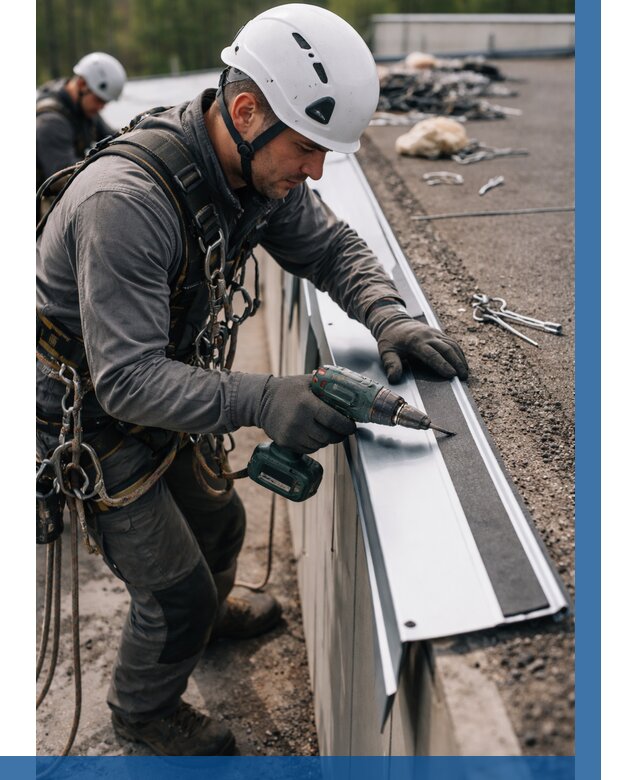 Монтаж капельника на кровле в Ахтубинске от 311 р. | ВЫСОТНИК-Хтб