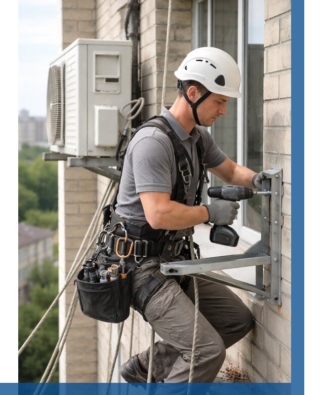 Установка кронштейнов кондиционера в Ахтубинске от 3624 р. | ВЫСОТНИК-Хтб