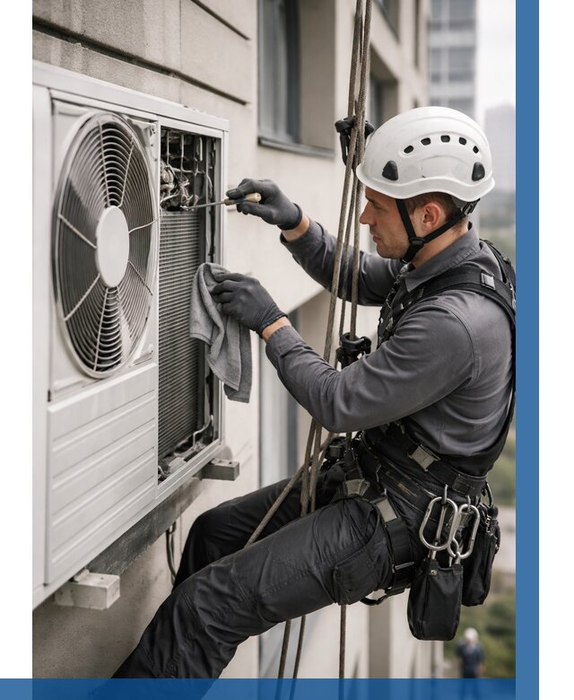 Обслуживание внешнего блока кондиционера в Ахтубинске от 2796 р.ВЫСОТНИК-Хтб