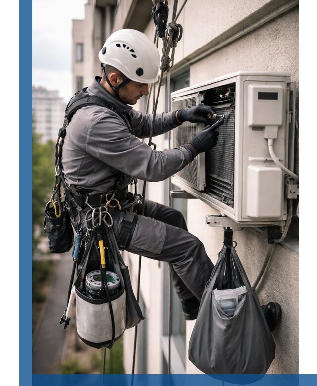 Обслуживание внешнего блока кондиционера в Ахтубинске профессионально