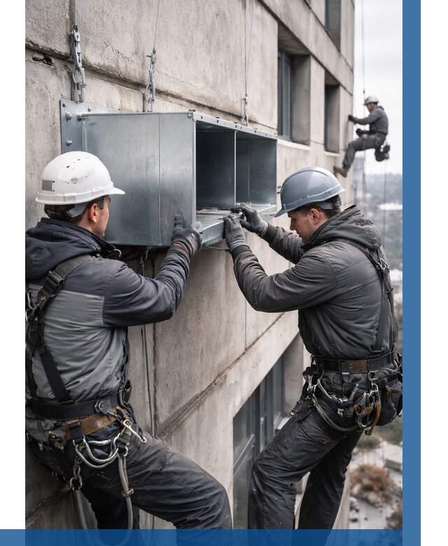 Монтаж вентиляционных коробов в Ахтубинске от 3107 р. | ВЫСОТНИК-Хтб