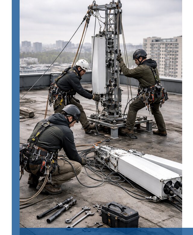 Демонтаж антенн на крыше зданий в Ахтубинске с гарантией