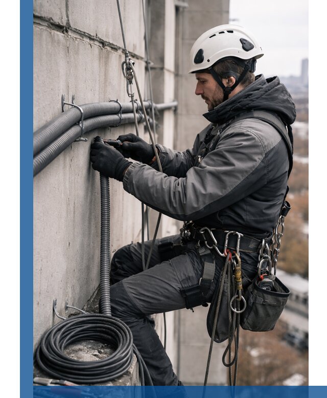 Профессиональный монтаж гофры для кабеля в Ахтубинске с гарантией