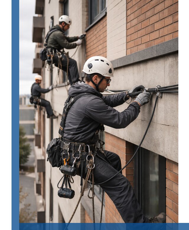 Крепление кабеля на фасаде монтаж и крепеж в Ахтубинске