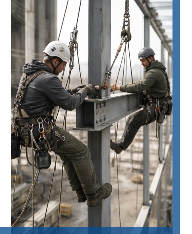 Монтаж металлоконструкций на высоте в Ахтубинске от 3624 р. | ВЫСОТНИК-Хтб