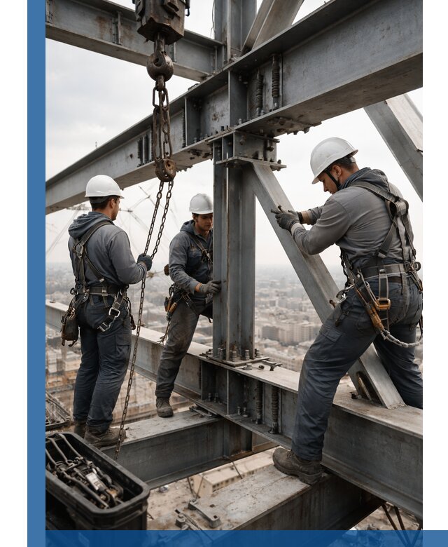 Профессиональный монтаж металлоконструкций на высоте в Ахтубинске