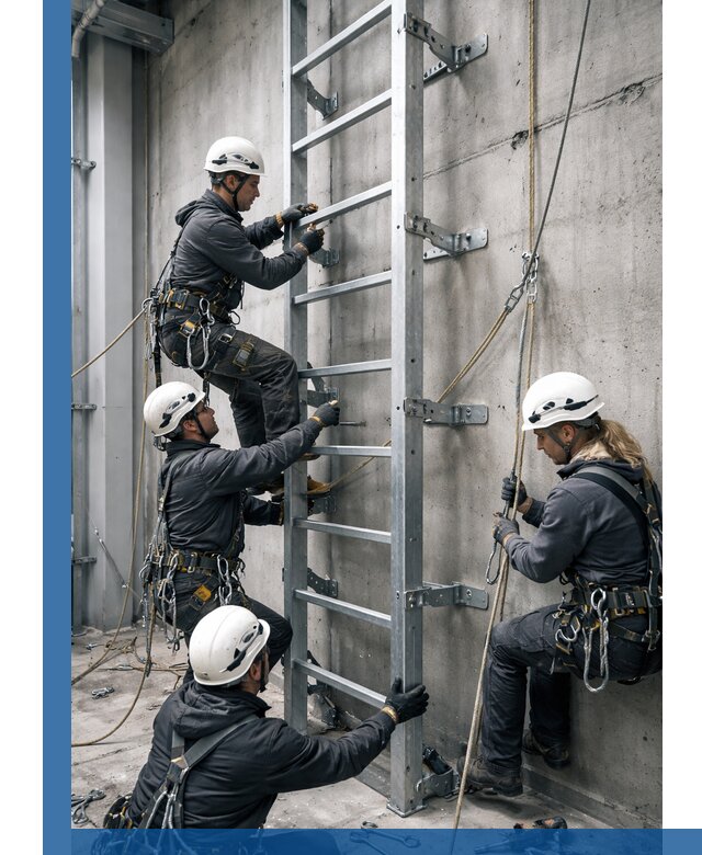 Монтаж металлических лестниц в Ахтубинске под ключ со гарантией