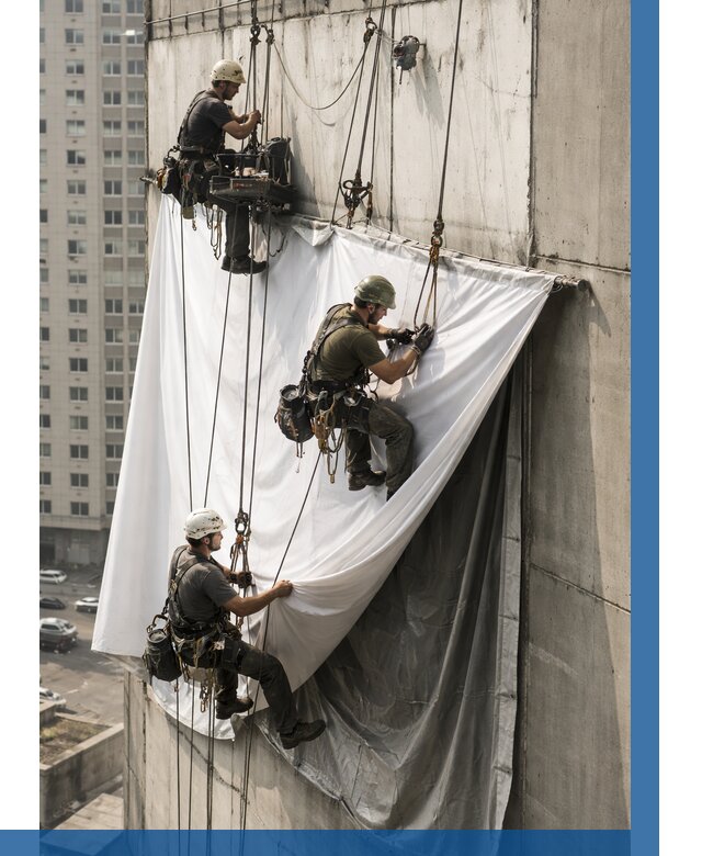 Замена баннерного полотна в Ахтубинске от 6731 р. | ВЫСОТНИК-Хтб—заказать