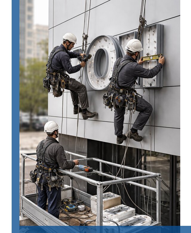 Профессиональный монтаж световых букв в Ахтубинске под ключ