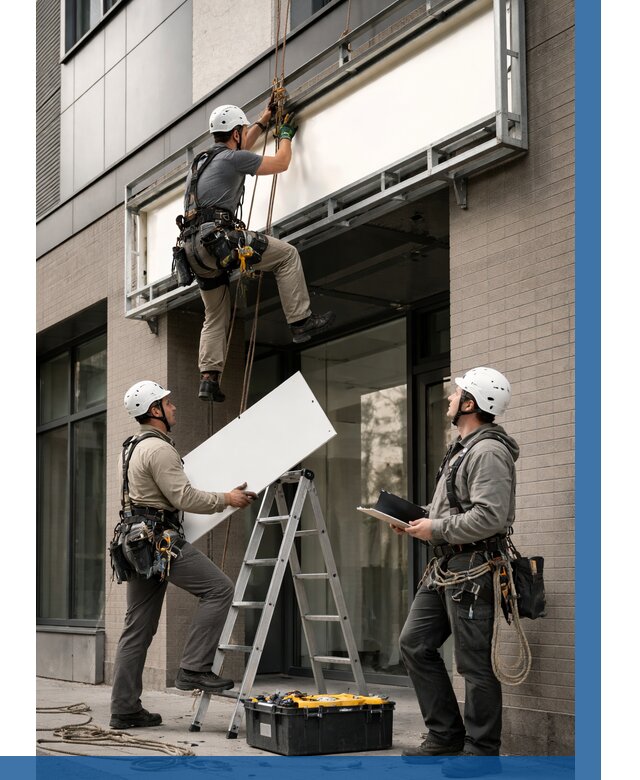 Монтаж светового короба в Ахтубинске от 6731 р. | ВЫСОТНИК-Хтб