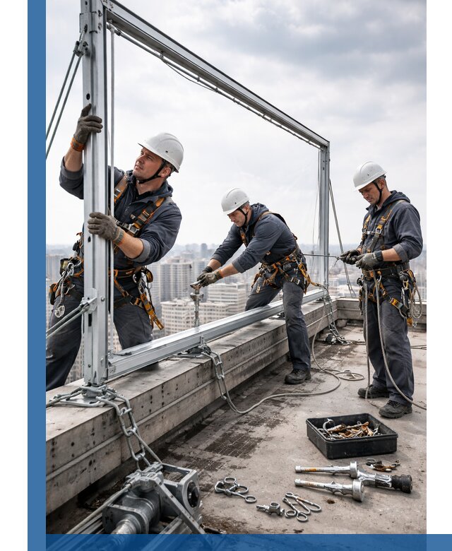 Монтаж крышных рекламных конструкций под ключ в Ахтубинске