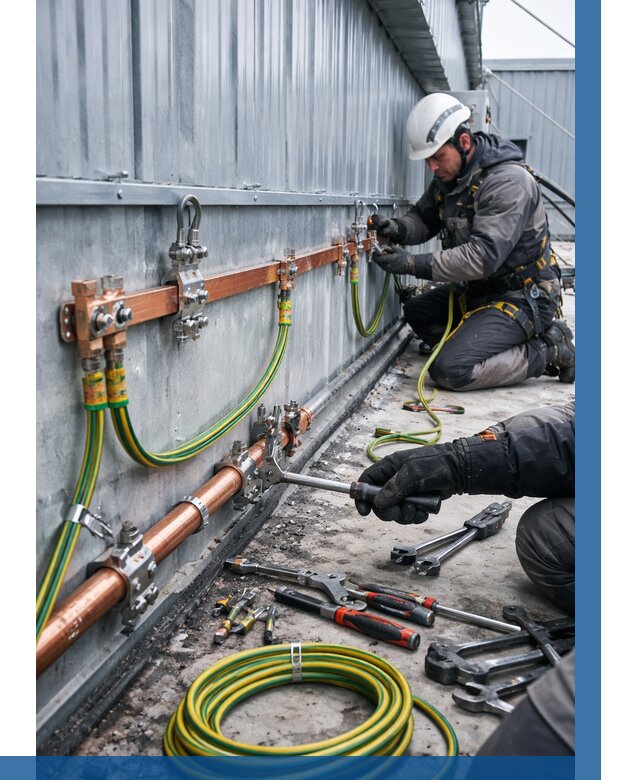 Монтаж заземления здания в Ахтубинске от 25888 р. | ВЫСОТНИК-Хтб