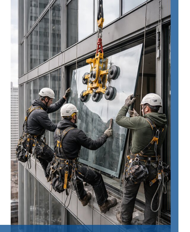 Фасадное остекление зданий под ключ в Ахтубинске от 10355 р. | ВЫСОТНИК-Хтб