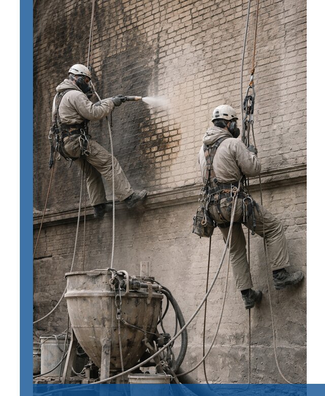 Пескоструйная очистка фасадов в Ахтубинске профессионально