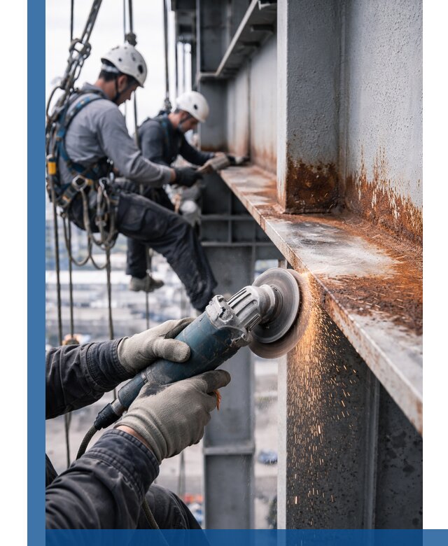 Зачистка металла от ржавчины и подготовка поверхностей в Ахтубинске