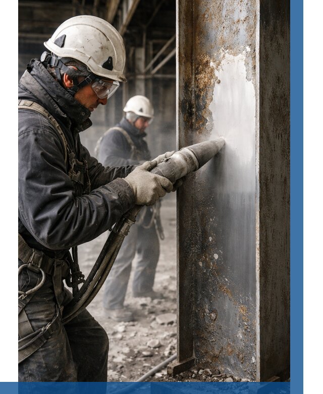 Удаление старой краски с металла в Ахтубинске от 466 р. | ВЫСОТНИК-Хтб