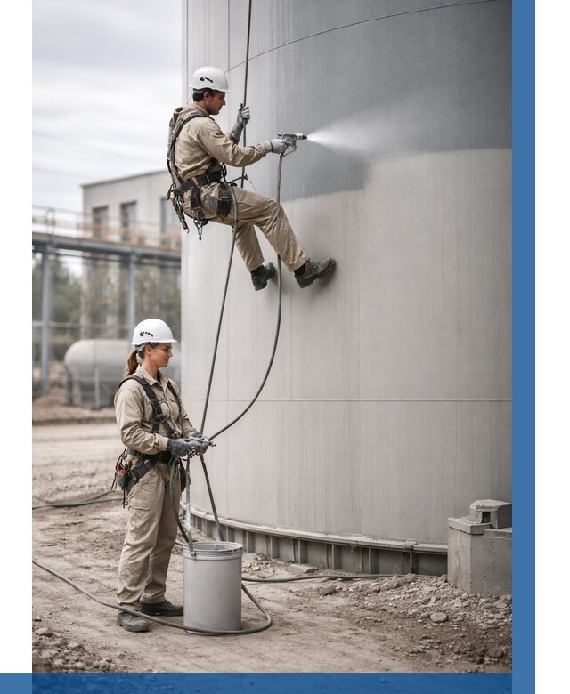 Покраска резервуаров в Ахтубинске от 1243 р. | ВЫСОТНИК-Хтб — заказать