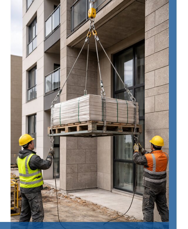 Подъем керамогранита на этаж в Ахтубинске от 3624 р. | ВЫСОТНИК-Хтб