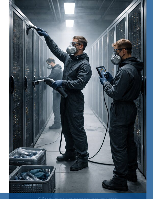 Обеспыливание серверной комнаты в Ахтубинске от 4660 р. | ВЫСОТНИК-Хтб