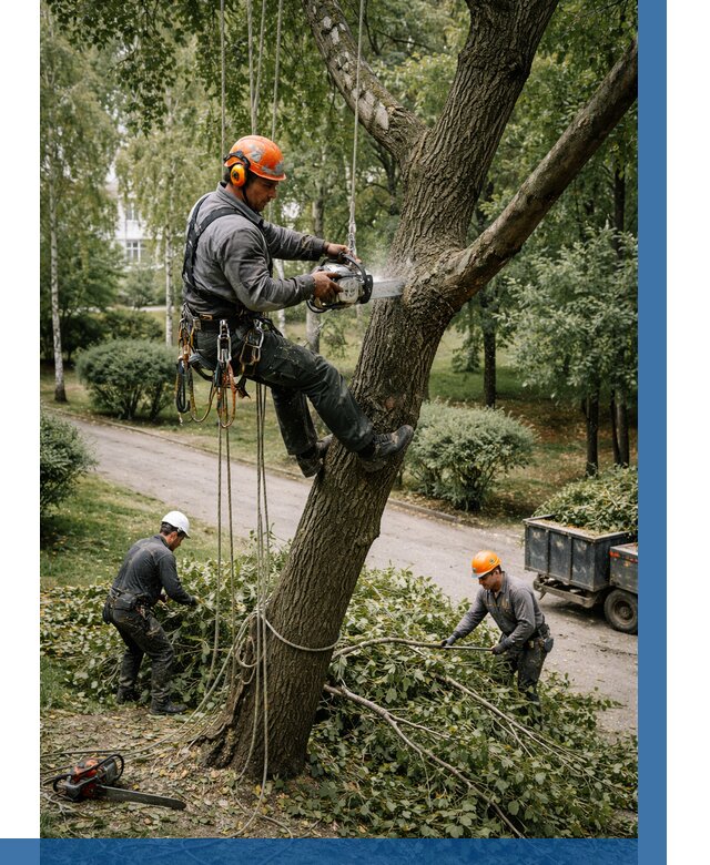 Кронирование деревьев в Ахтубинске от 6731 р. | ВЫСОТНИК-Хтб