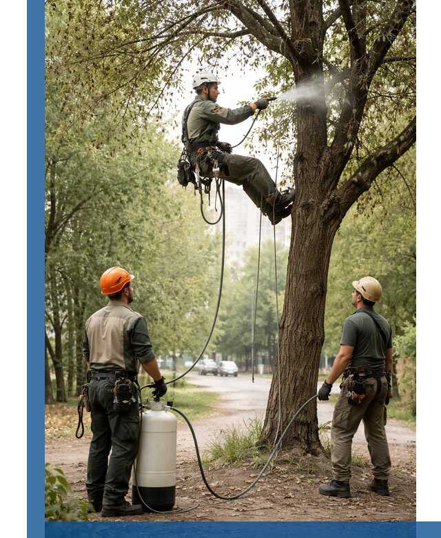 Обработка деревьев от вредителей в Ахтубинске профессиональная защита