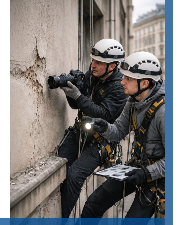 Фотофиксация дефектов фасада в Ахтубинске от 4660 р. | ВЫСОТНИК-Хтб