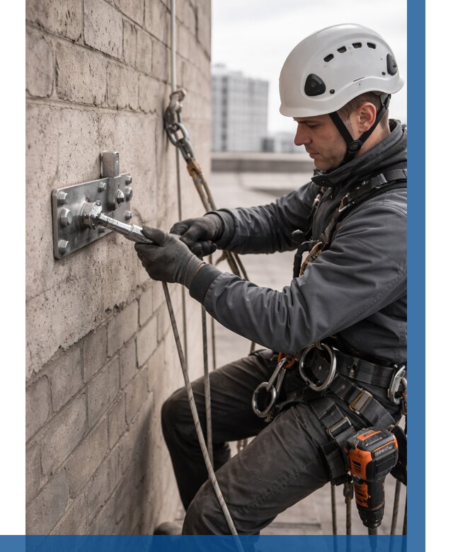 Установка анкерных точек в Ахтубинске от 3624 р. | ВЫСОТНИК-Хтб